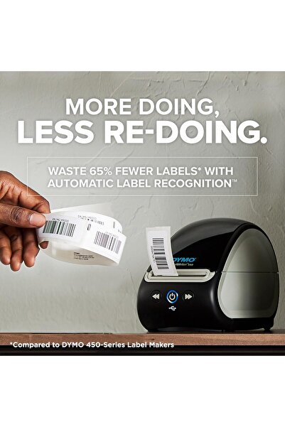 Dymo طابعة ملصقات LabelWriter 550 | صانع ملصقات مع طباعة حرارية مباشرة | تسجيل تلقائي للملصقات