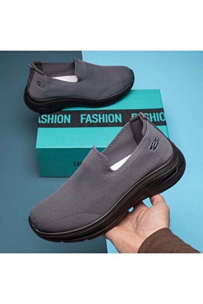 Modlet.ro Men's grey thick-soled sports espadrilles MOD13188