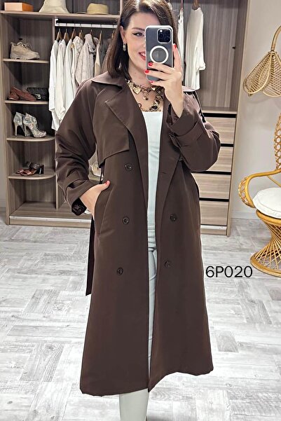 İnce Topuk Prive Seri Apoletli Torino Trençkot 6P020