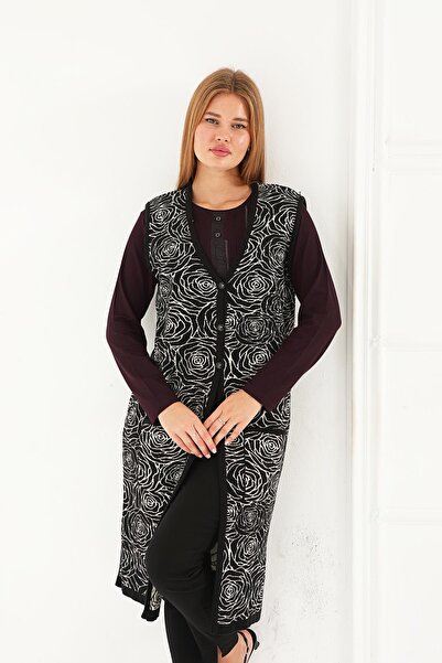 Lanze Full Knitwear Long Vest 1547