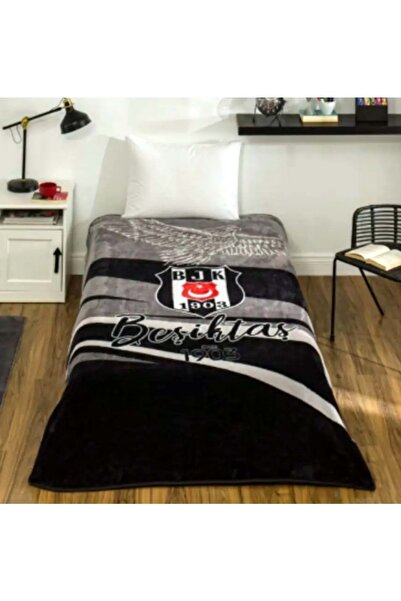 Taç Fan Licensed Single Blanket (160x220) - Beşiktaş Eagle