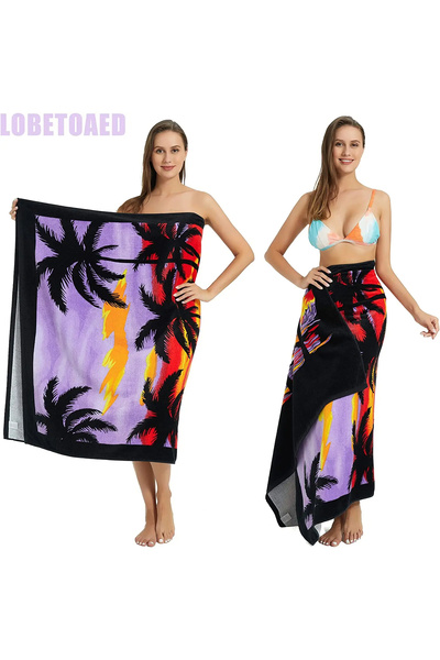 AngelsHome Special Design Luxury 100*150 cm Quick Drying Water Absorbent Bathroom&Beach&Sports Towel Repair