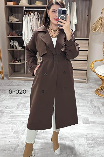 İnce Topuk Prive Seri Apoletli Torino Trençkot 6P020