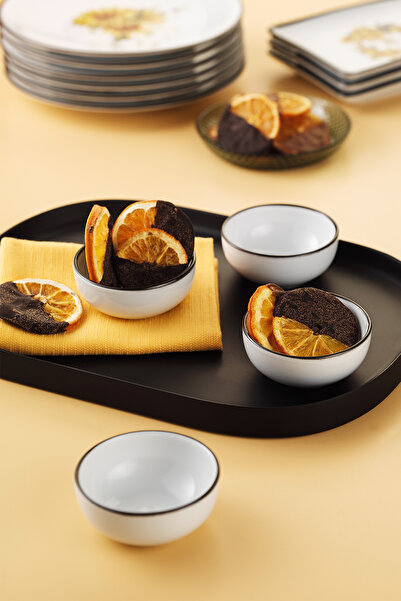 Kütahya Porselen Bone Multi Günebakan 4 Piece 8 cm Bowl