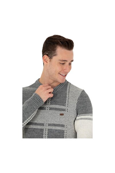 U.S. Polo Assn. Men's Gray Melange Sweater