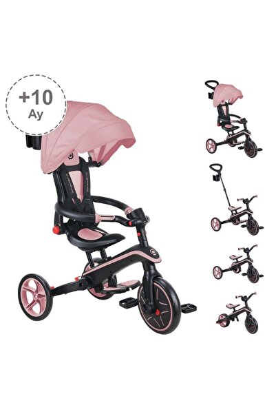 Globber Explorer 4in1 Katlanabilir Bisiklet - Koyu Pastel Pembe