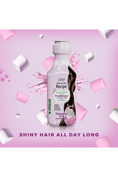 EVA Optimum Care Recipe Silk & Shine Blend Conditioner Marshmallow Scent 350 Ml