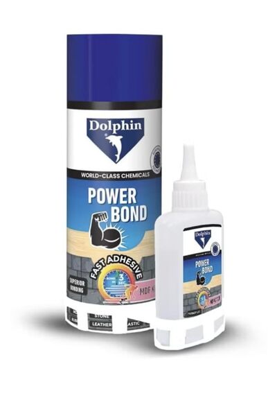 Generic Dolphin super glue Fast Adhesive Power Bond MDF Kit – Strong Super Glue with Activator, Wood Glue,