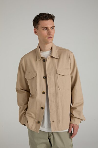 Brand Up Relax Fit Cepli Canvas Ceket