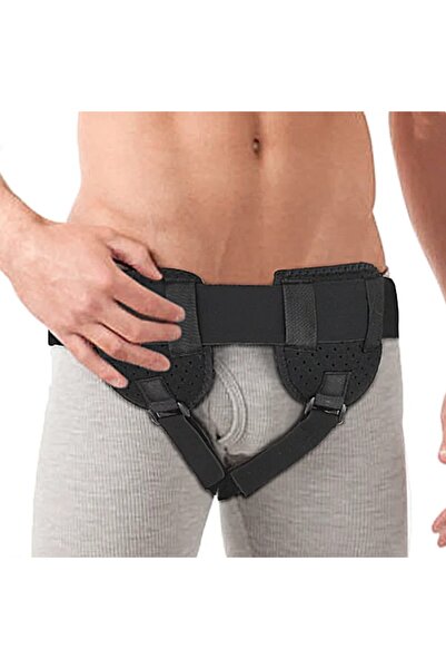 KESNUP Centură pentru hernie inghinală, plăcuțe reglabile și detașabile, mări...