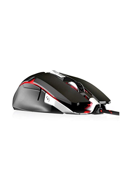Riotoro Aurox gaming mouse, RGB lighting, 10000 DPI, Wired mouse, Black