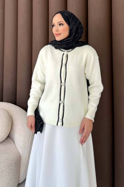 Melike Tatar Buttoned Knitwear Short Cardigan 70-2445