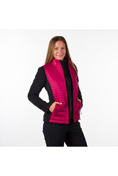 NORTHFINDER Primaloft® outdoor vest for women KIERA cherry