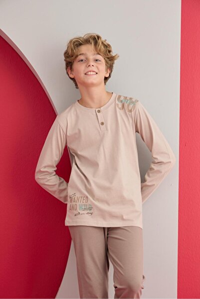 LARİCE KİDS ERKEK ÇOCUK UZUN KOL PİJAMA TAKIMI