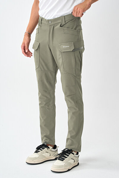 Dechers Soft Shell Rüzgar, Su & Soğuk Geçirmez İçi Polarlı Kışlık Taktik Pantolon E218