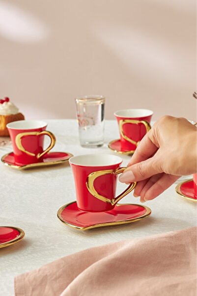 Karaca Kalpten 6 Kişilik Kahve Fincan Takımı 90 ml