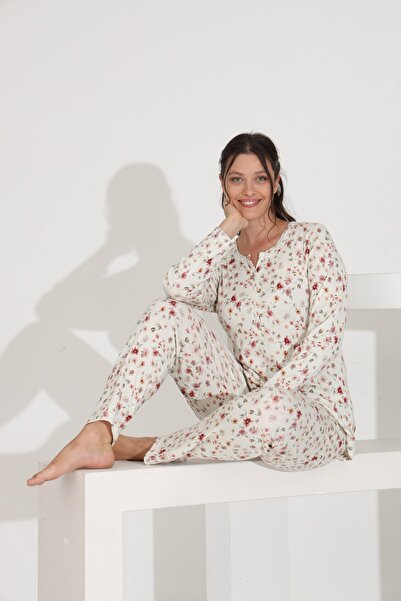 Etoile Set de pijamale pentru femei cu mâneci lungi, 100% bumbac 98289