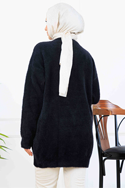 benguen Stone Detailed Knitwear Tunic S3008 Black