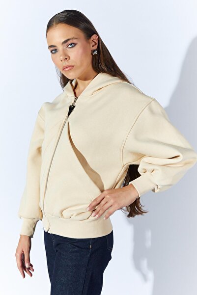 TENA Γυναικείο φούτερ με κουκούλα με μεγάλη τσέπη με τρεις κλωστές