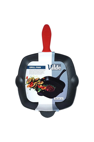 Other PATELNIA GRILLOWA ŻELIWNA 28cm Z SILIKONOWĄ NAKŁADKĄ CAST LINE 199045