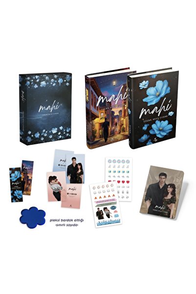 Pukka yayınları PLEKSİ BARDAK ALTLIĞI HEDİYELİ KUTULU MAHİ 2 CİLTLİ—TUĞBA ATICI ÇOŞAR