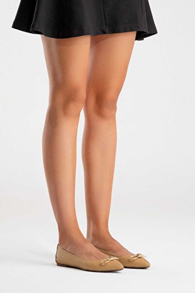 Zeynep Sıradağlı Veibola Kadın Deri Babet Karamel