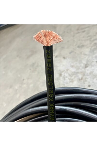 GÜVEN KAYNAK 8 Metre 25mm Bakır Kaynak Kablosu