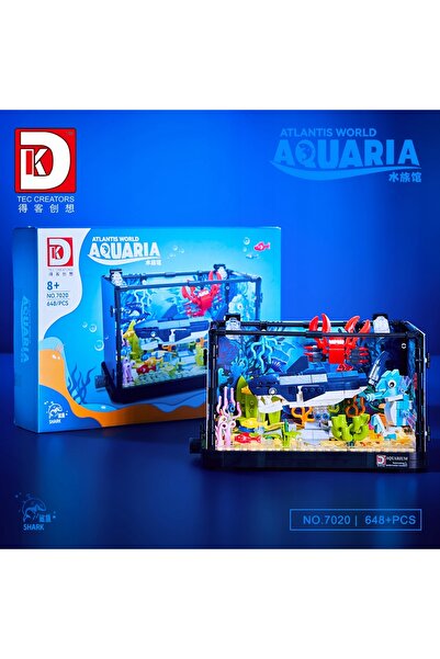 Other AQUARIUM Shark Crab BLOCK SET WITH FISH Underwater World LED