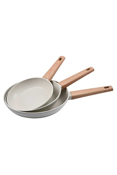 Other ZESTAW 3 PATELNI MARMURKOWYCH BERGNER BG-34741 NATURAL