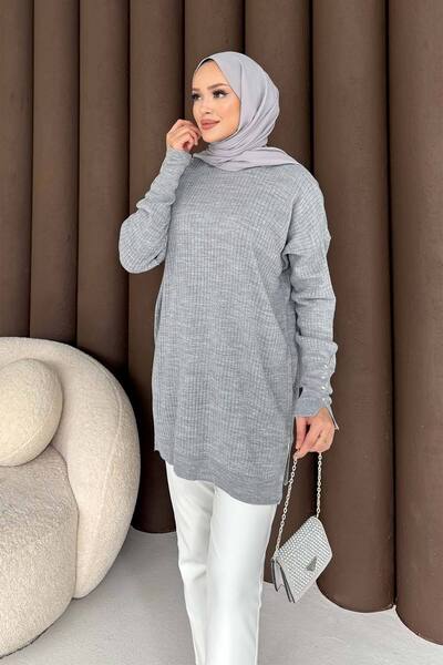 Melike Tatar κοτλέ Πλεκτό Τούνικ 70-2425