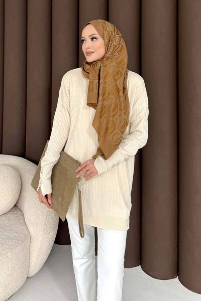 Melike Tatar κοτλέ Πλεκτό Τούνικ 70-2425