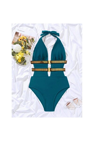 FITINT Women's Green Swimsuit – 486