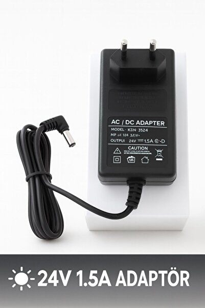 water 24V 1.5A AC/DC Adaptör – Evsel tüm su arıtma cihazlarına uygundur