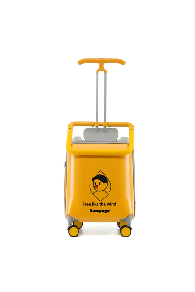 Zampago Free Like The Wind Binilebilir Çocuk Valizi – Kabin Boy, Düşme Engelleyici
