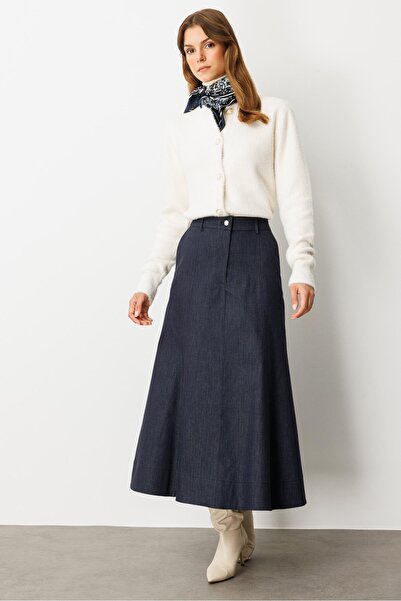 accort Kloş Kot Etek-LACI