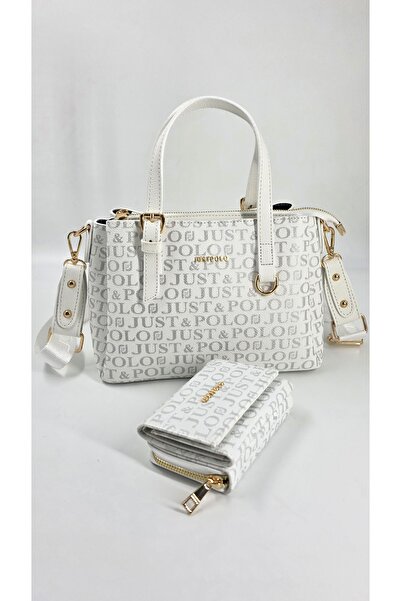 Just Polo Original Women's 3-Section Hand and Shoulder Bag Wallet Combination