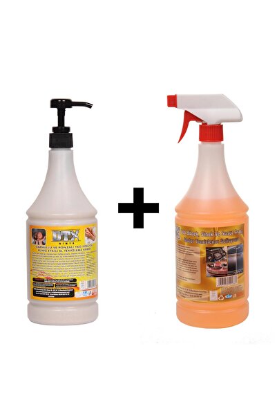 Dtx Kimya Sandy Hand Cleaning Cream (Soap) 1 kg & Waterless Engine Cleaner Co...