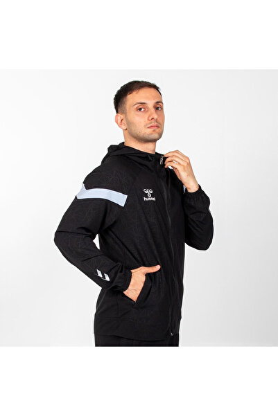 hummel Flex Erkek Siyah Kapüşonlu Ceket