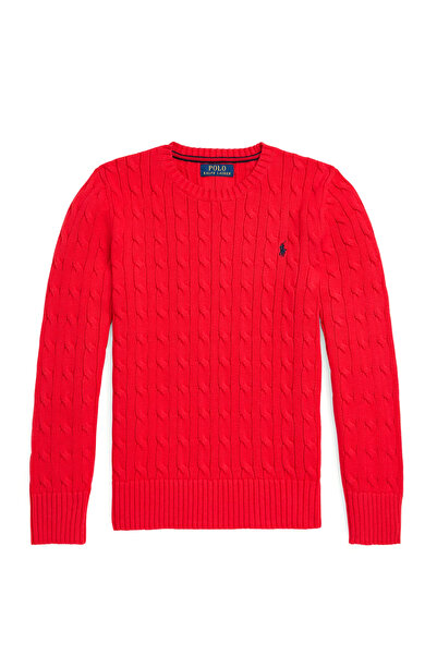 Polo Ralph Lauren Kırmızı Saç Örgülü Erkek Çocuk Triko