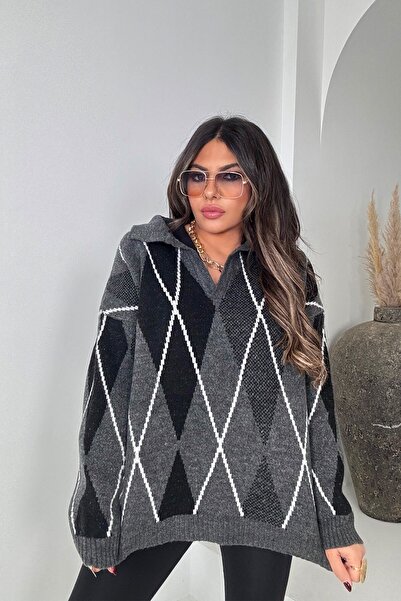 Sohotique By P Pulover Massi cu guler polo afumat