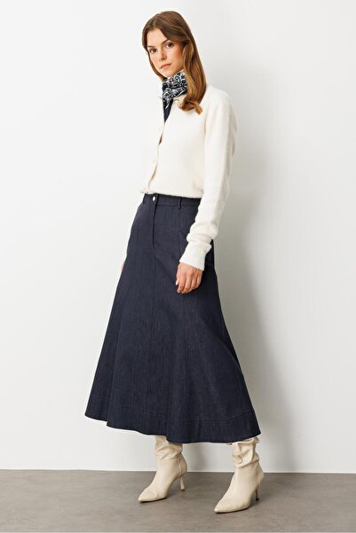 accort Kloş Kot Etek-LACI