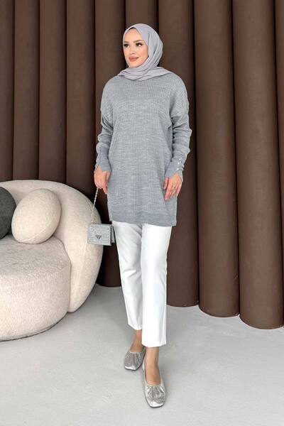 Melike Tatar κοτλέ Πλεκτό Τούνικ 70-2425