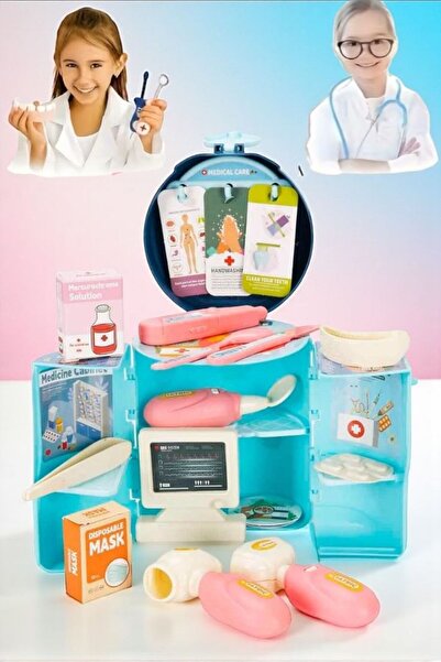 BYCEGU 49266 TAŞINABİLİR OYUNCAK DOKTOR KAPSÜL SETİ 25 PARÇA