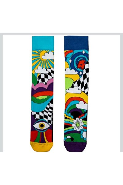 DUYAL Heritage Nature 5Lі Шкарпетки Ретро та Богемський стиль Сучасні Багатокольорові Унісекс Чоловічі Жіночі Шкарпетки