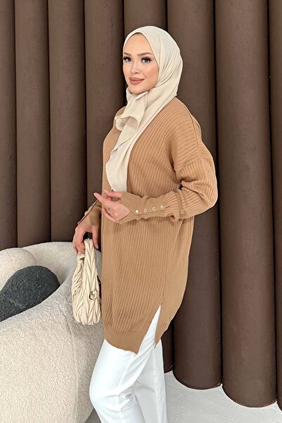 Melike Tatar κοτλέ Πλεκτό Τούνικ 70-2425