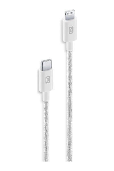 Cellularline Usb-c To Usb-c Örgü Dayanıklı 150 cm Şarj Kablosu Beyaz