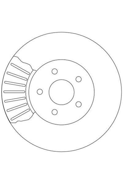 TRW Disc Frana Ford Mondeo 3 Jaguar 10-Type 1
