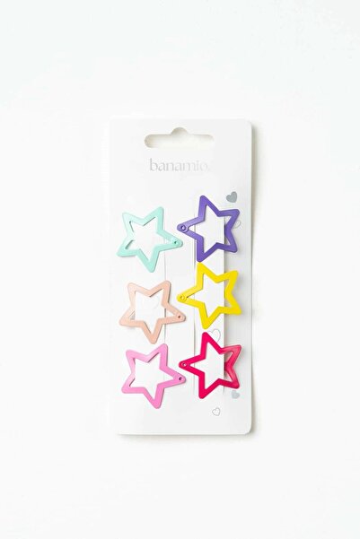 Banamio Set of 6 Star Shaped Metal Buckles