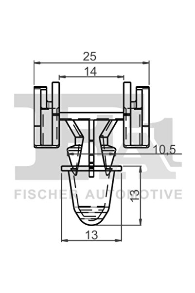 FA1 Clips Acoperire Decorativa Si Protectie Vw Passat B5