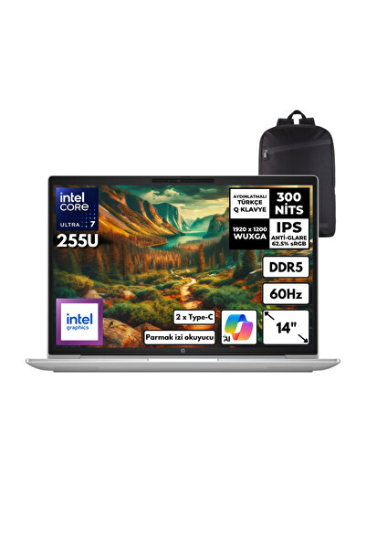 HP Probook 4 G1i Ultra 7-255U 32GB 512GBSSD Intel Graphics 14" Win 10 Home + ...
